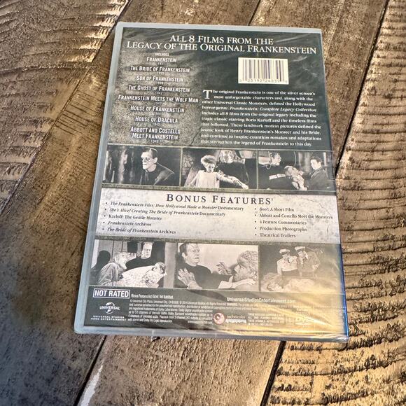 Frankenstein Complete Legacy Collection DVD Horror Thriller Scary Sealed NEW - Picture 2 of 4
